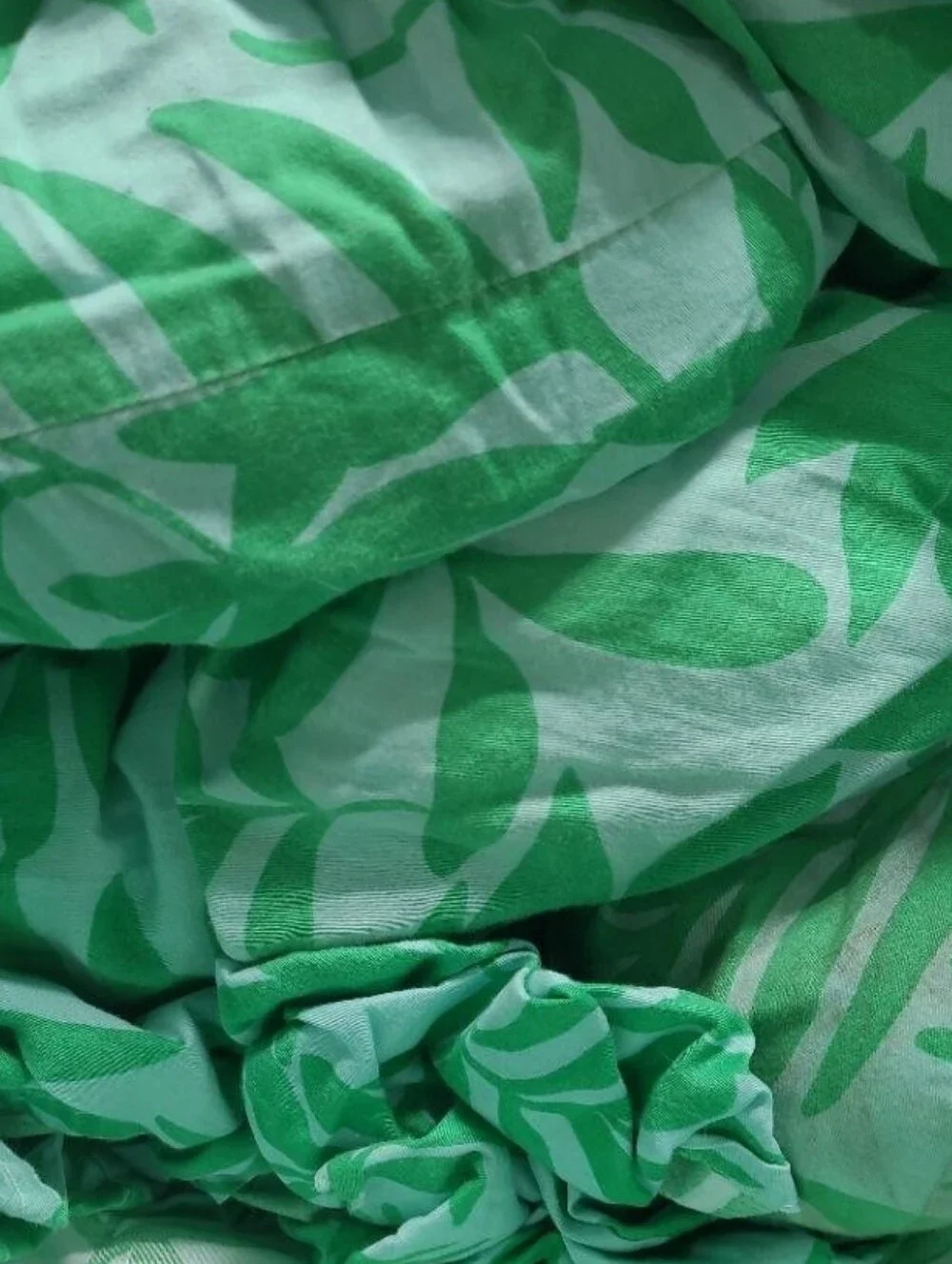 KATE SPADE Green Tropical Leaf Print Comforter Full/Queen Size